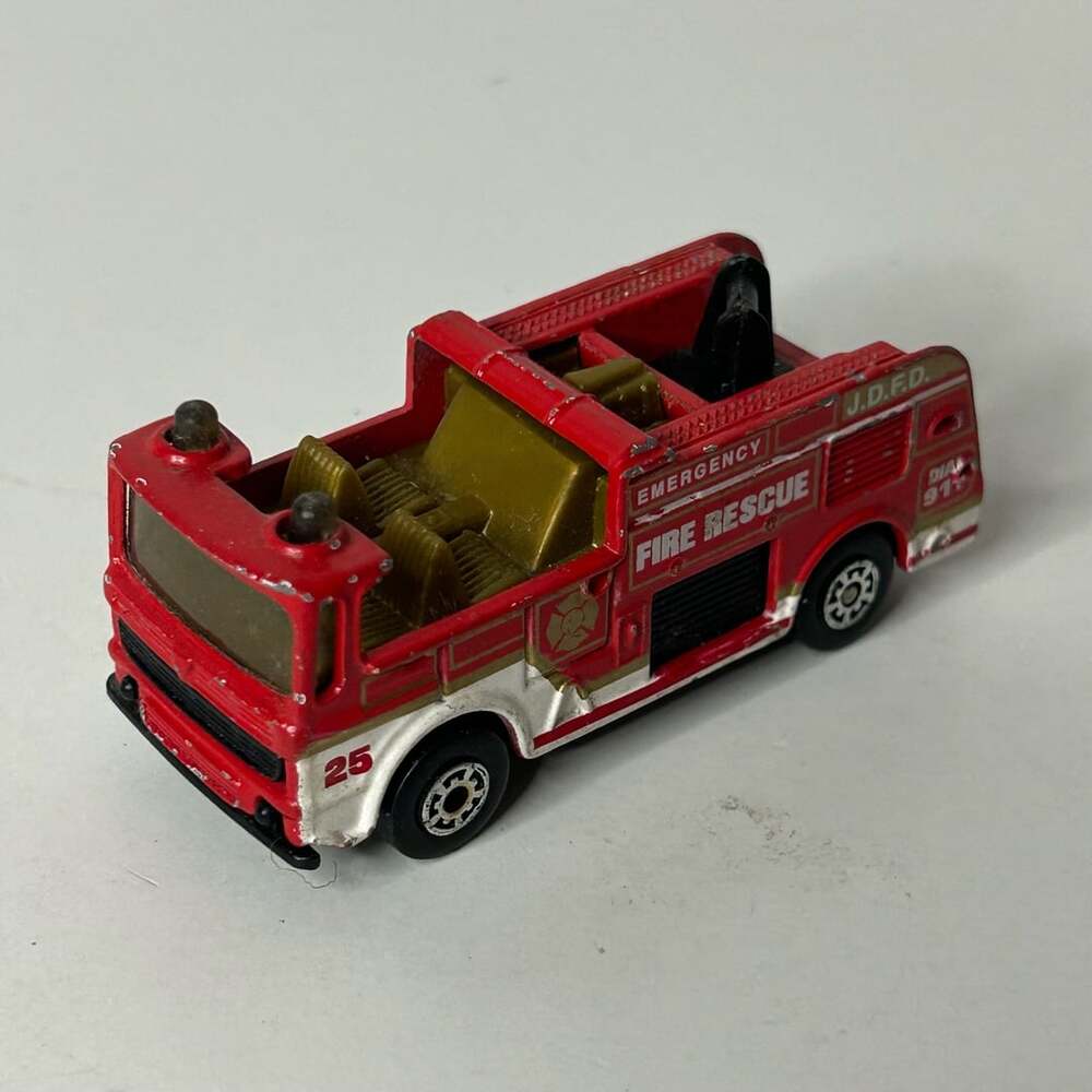 Matchbox Snorkel Fire Rescue Toy Vehicle Red Diecast